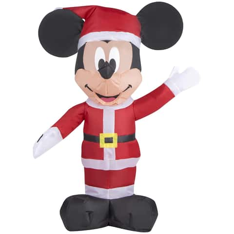 Disney 48 in. Indoor Standing Decor Animated Holiday Mickey