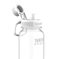 Takeya 40 oz Clear BPA Free Water Bottle with Spout Lid