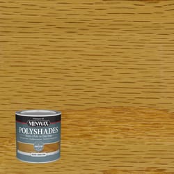 Minwax PolyShades Semi-Transparent Gloss Honey Pine Oil-Based Stain/Polyurethane Finish 1/2 pt