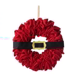 Glitzhome 18.5 in. D Festival Wreath with Belt