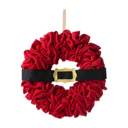 Glitzhome 18.5 in. D Festival Wreath with Belt