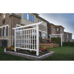 Vita Camden 90 in. H White Wood Garden Trellis