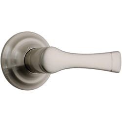 Brinks Push Pull Rotate Harper Satin Nickel Passage Lever KW1 1.75 in.