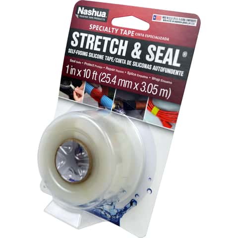 Nashua Stretch & Seal 1 in. W X 10 ft. L Clear Self-Fusing Repair