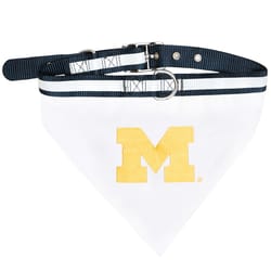 Pets First Team Colors Michigan Wolverines Dog Bandana Medium