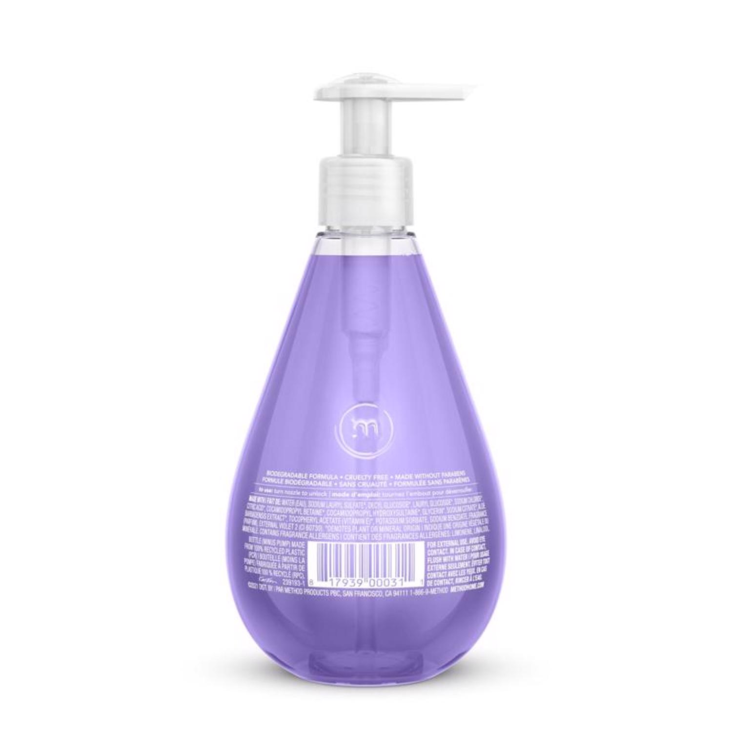 6pk Method French Lavender Scent Gel Hand Wash 12 oz