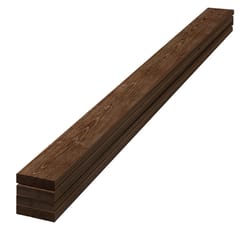 UFP-Edge 1 in. H X 4 in. W X 96 in. L Rustic Dark Brown Wood Trim boards