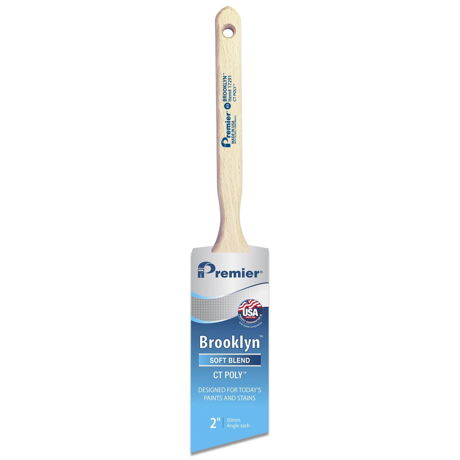 Premier Brooklyn 2 in. Soft Angle Sash Paint Brush