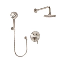 Huntington Brass Satin Nickel Tub and Shower Faucet