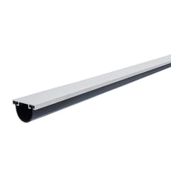 M-D BUILDING PRODUCTS Black Aluminum/Vinyl Weatherstrip For Garage Doors 108 in. L X 0.63 in.