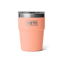 YETI Rambler 16 oz Lowcountry Peach BPA Free Stackable Tumbler with MagSlider Lid