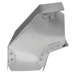 Imperial 3-1/4 in. D X 3-1/4 in. D 90 deg Galvanized Steel Wall Stack Elbow