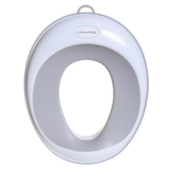 Dreambaby Gray/White Plastic Toilet Trainer Seat 1 pk