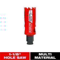 Diablo Snap-Lock Plus 1-1/8 in. Carbide Tipped 2-3/8 in. L X 3/8 in. D Hole Saw