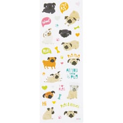 OOLY Stickiville Pugs Stickers 2 pk