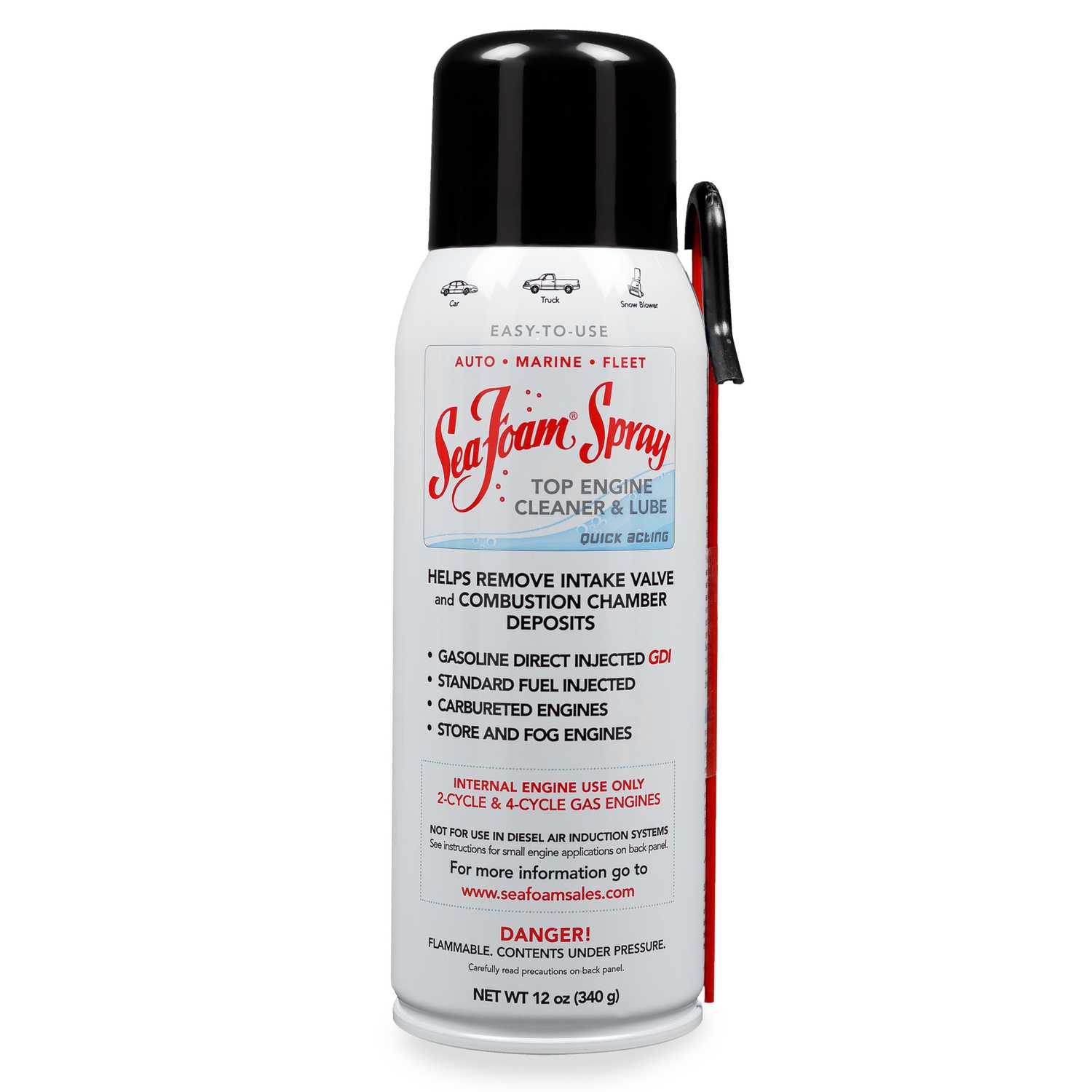 Sea Foam Gasoline/2 and 4 Cycle Engine Lubricant Cleaner 12 oz. - Ace ...