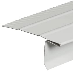 Amerimax 2.25 in. W X 10 ft. L Galvanized Steel Overhanging Roof Drip Edge White