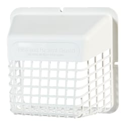 Ace 4 in. W X 7 in. L White Plastic Pest Guard