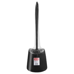 Superio Brand Modern Toilet Bowl Brush & Holder Black