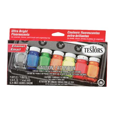 Testors Model Car Enamel Hobby Paint Kit