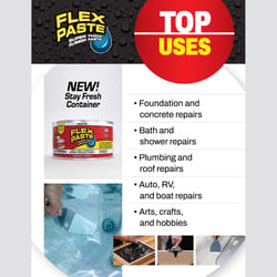 Flex Seal Family of Products Flex Paste Black Rubberized Paste 8.75 fl. oz.