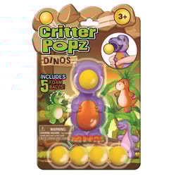 Playmaker Toys Critter Popz Dinos Popper Toy Blue/Yellow 6 pc