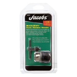 Jacobs 3/8 in. Drill Chuck 3/8 in. 3-Flat Shank 1 pc