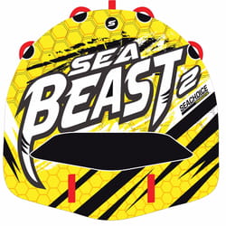 Seachoice Sea Beast Nylon Inflatable Multicolored Towable Tube 56 in. H X 60 in. W X 60 in. L