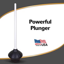 Korky Toilet Plunger 18 in. L X 6 in. D