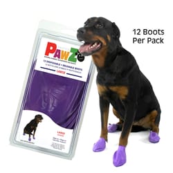 PawZ Purple Dog Boots Large