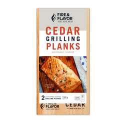 Fire & Flavor Cedar Grilling Plank 11 in. L X 5.5 in. W 2 pk