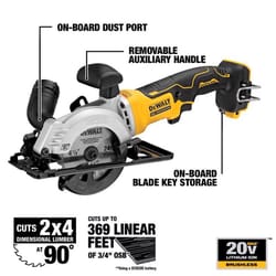 DeWalt 20V MAX ATOMIC 4-1/2 in. Cordless Brushless Compact Circular Saw Tool Only