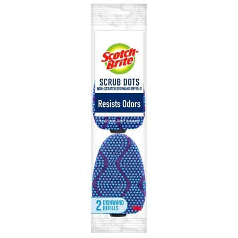 Scotch-Brite Advanced Soap Control Dishwand Brush Refill, 3 Pack