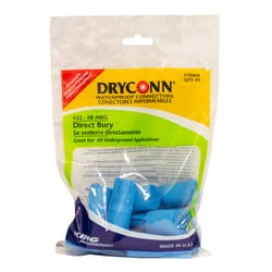 King Innovation DryConn Insulated Underground Wire Connector Blue 10 pk