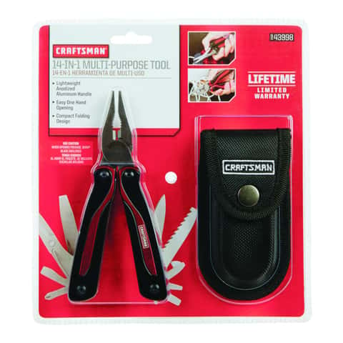 NEW Craftsman 4 Pc. Multi-Head Compound Joint Pliers Set w/Belt