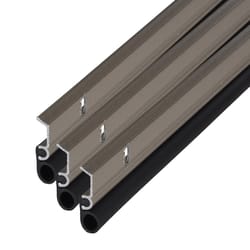 M-D BUILDING PRODUCTS Satin Nickel Aluminum Door Set Seal For Door Jambs 36 in. L X 0.25 in.