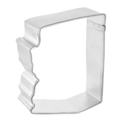 R&M International Corp International Corp 3 in. W X 4 in. L Arizona State Cookie Cutter Silver 1 pc
