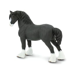 Safari Ltd. Winner's Circle Horses Shire Stallion Toy Black/White