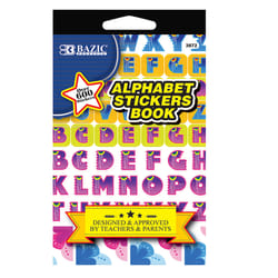 Bazic Products Alphabet Sticker Book Paper 1 pk