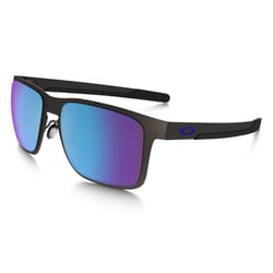 Oakley Holbrook Unisex Matte Gunmetal Frame Prizm Sapphire Lens Polarized Sunglasses