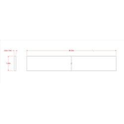 SteelWorks 0.125 in. X 1.5 in. W X 8 ft. L Weldable Aluminum Flat Bar 1 pk SteelWorks 0.125 in. X 1.5 in. W X 8 ft. L Weldable Aluminum Flat Bar 1 pk