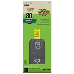 Gator 11 in. L X 4.25 in. W 80 Grit Silicon Carbide Drywall Sanding Screen 1 pk