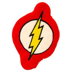 Buckle-Down DC Comics Multicolored Plush Flash Icon Squeaky Dog Toy 1 pk