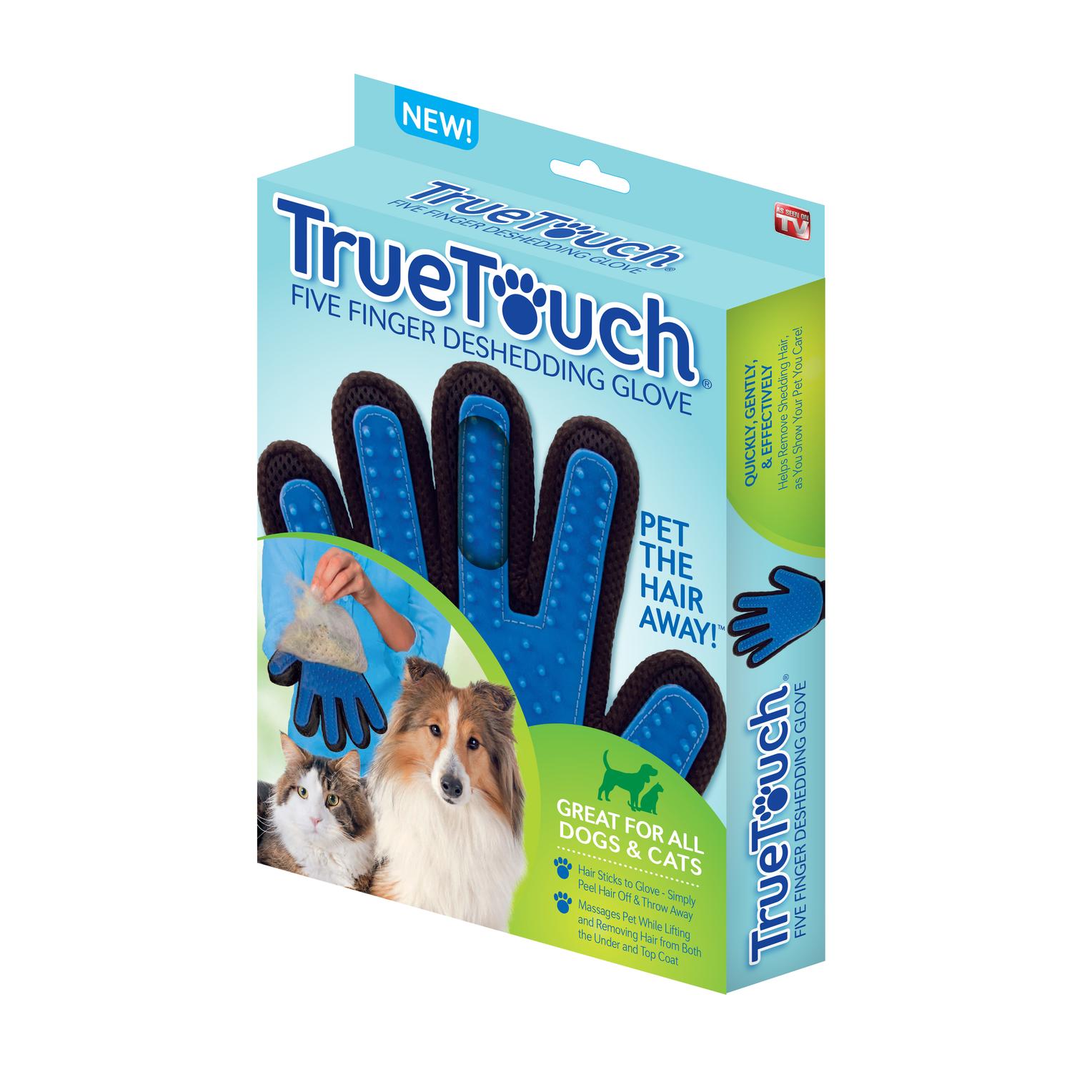 true touch dog grooming glove