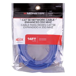 GE Streaming CAT-5E Internet Cable, Black, 50