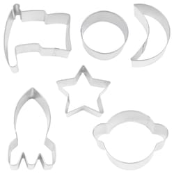 R&M International Corp Silver Steel Cookie Cutter Set