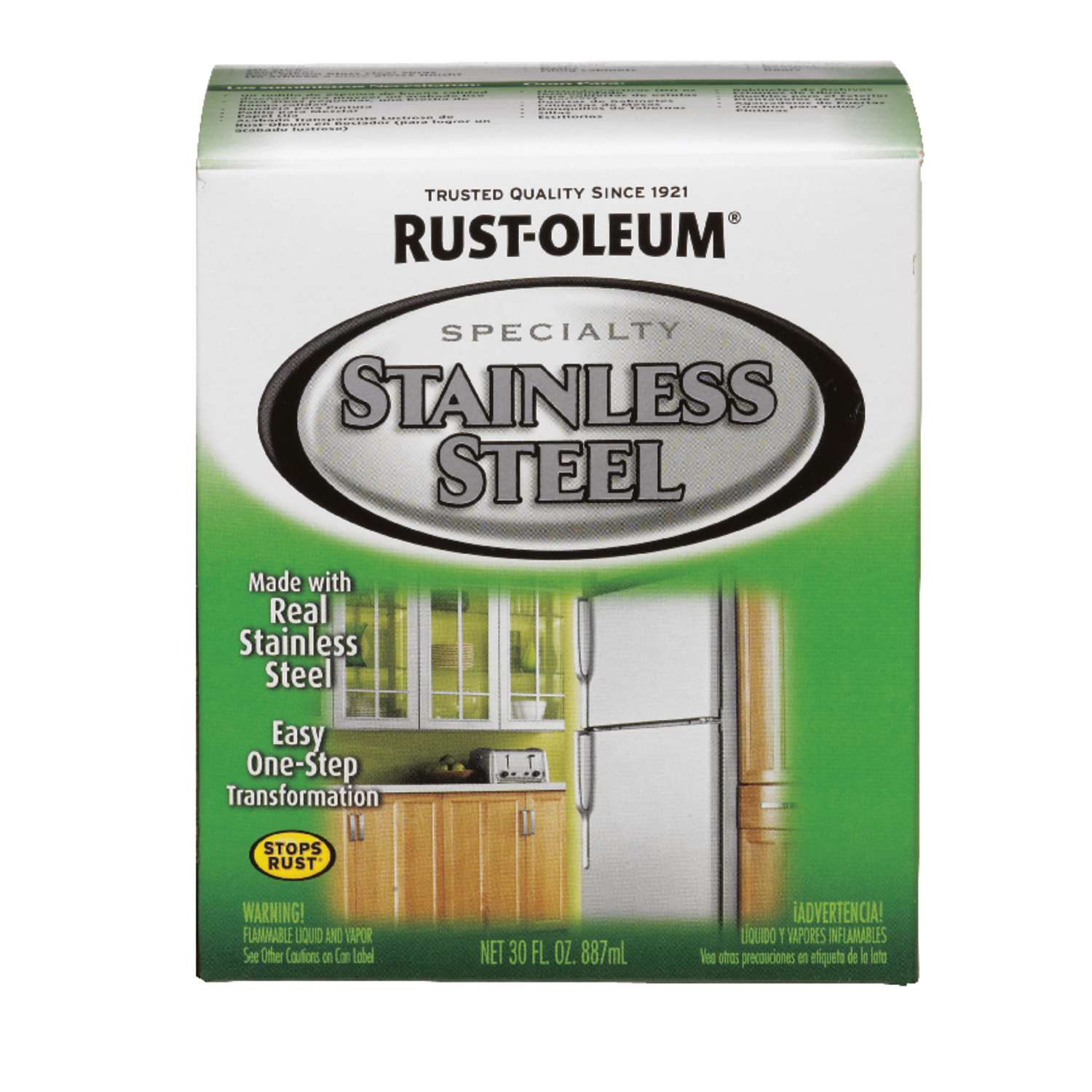 Rust Oleum Metallic Stainless Steel Paint Kit 1 Qt Ace Hardware