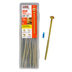 GRK Fasteners 3/8 in. X 10 in. L Star Washer Head Self Tapping Structural Screws