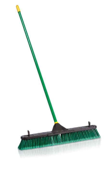 Deck Brush and Multi-Surface Push Broom Bundle