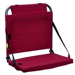 GCI Outdoor Red Bleacher Back Folding Stadium Seat
